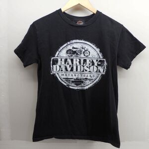 Harley Davidson Vintage Y2K Style Printer T-Shirt Thunder Mountain Loveland Co S